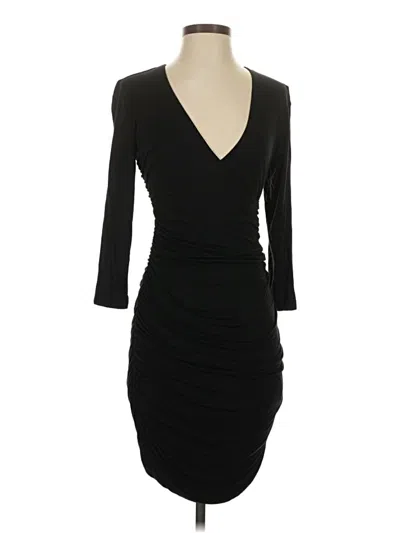 Pre-owned H&m Cocktail Dress In Black