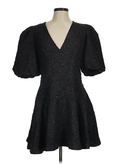 Pre-owned H&m Cocktail Dress In Black