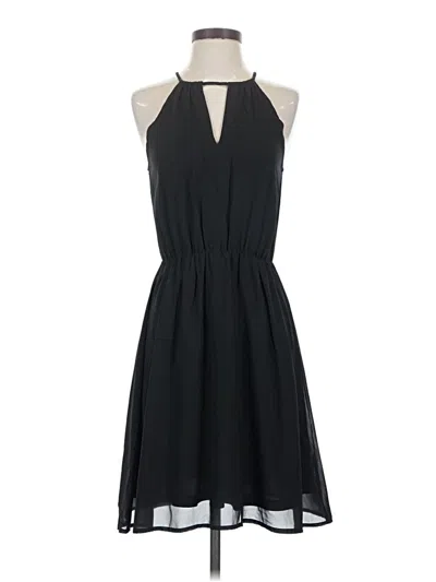Pre-owned H&m Cocktail Dress In Black