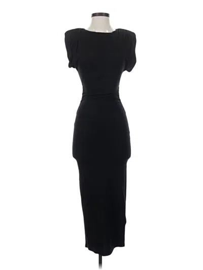Pre-owned H&m Cocktail Dress In Black
