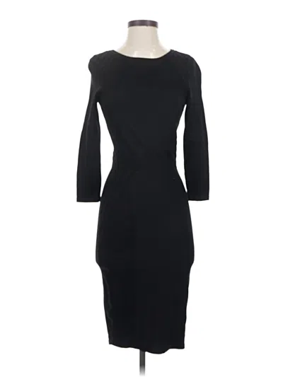 Pre-owned H&m Cocktail Dress In Black