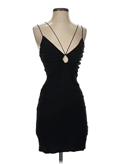 Pre-owned H&m Cocktail Dress In Black