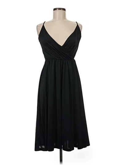 Pre-owned H&m Cocktail Dress In Black