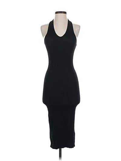 Pre-owned H&m Cocktail Dress In Black