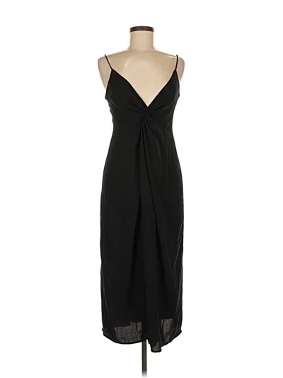 Pre-owned H&m Cocktail Dress In Black