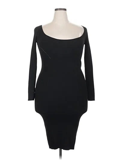 Pre-owned H&m Cocktail Dress In Black