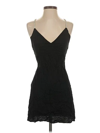 Pre-owned H&m Cocktail Dress In Black