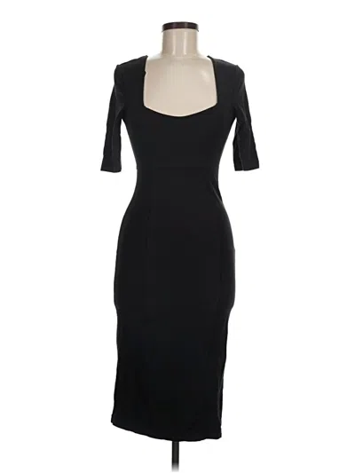 Pre-owned H&m Cocktail Dress In Black