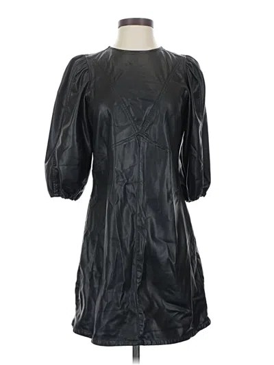 Pre-owned H&m Cocktail Dress In Black