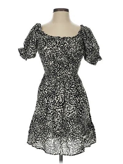Pre-owned H&m Cocktail Dress In Black