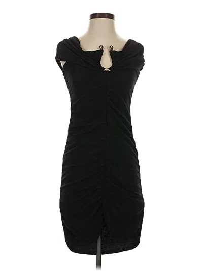 Pre-owned H&m Cocktail Dress In Black