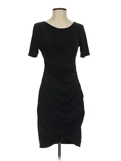 Pre-owned H&m Cocktail Dress In Black
