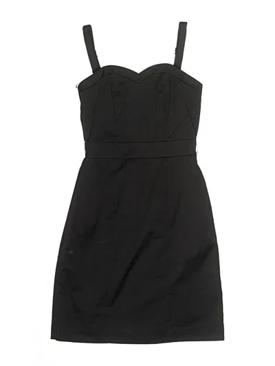 Pre-owned H&m Cocktail Dress In Black