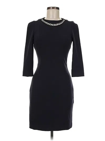 Pre-owned H&m Cocktail Dress In Black