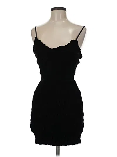 Pre-owned H&m Cocktail Dress In Black