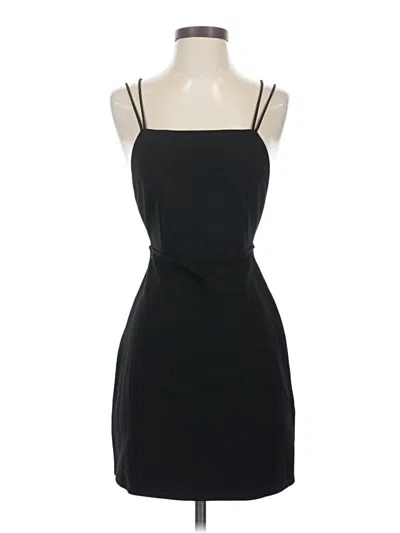Pre-owned H&m Cocktail Dress In Black