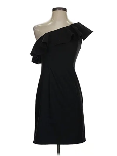 Pre-owned H&m Cocktail Dress In Black