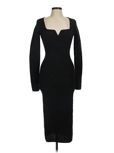Pre-owned H&m Cocktail Dress In Black