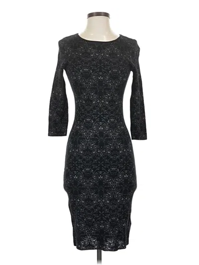 Pre-owned H&m Cocktail Dress In Black