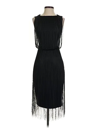 Pre-owned H&m Cocktail Dress In Black