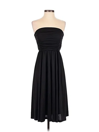 Pre-owned H&m Cocktail Dress In Black