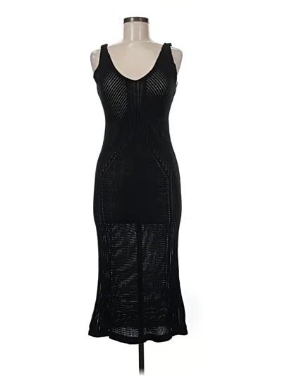 Pre-owned H&m Cocktail Dress In Black