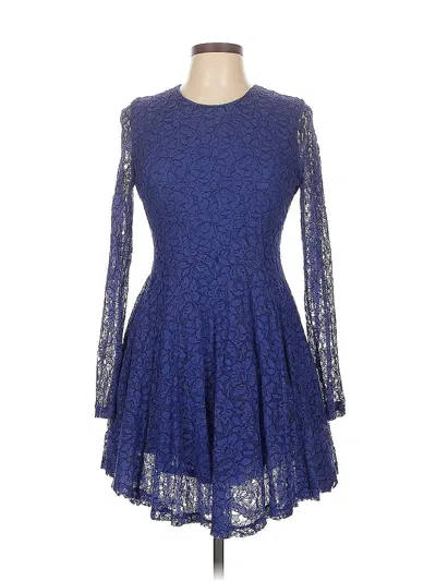 Pre-owned H&m Cocktail Dress In Blue