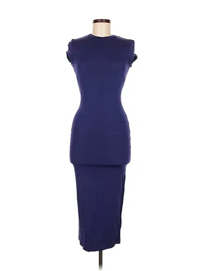 Pre-owned H&m Cocktail Dress In Blue