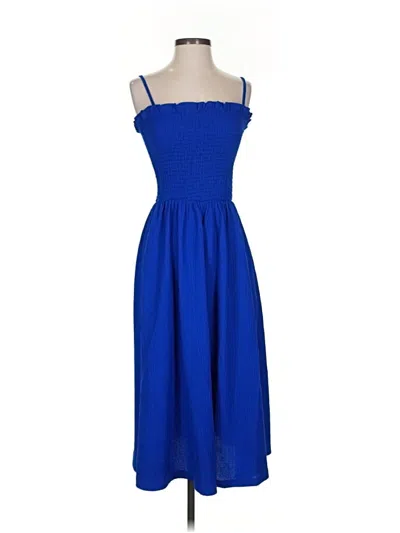 Pre-owned H&m Cocktail Dress In Blue