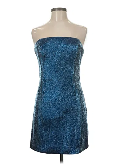 Pre-owned H&m Cocktail Dress In Blue
