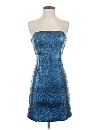 Pre-owned H&m Cocktail Dress In Blue