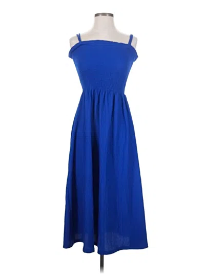 Pre-owned H&m Cocktail Dress In Blue