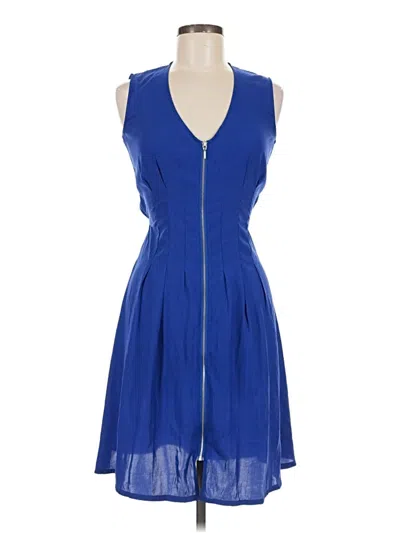 Pre-owned H&m Cocktail Dress In Blue