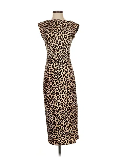 H&m Cocktail Dress In Brown