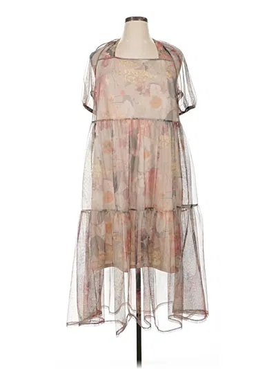 Pre-owned H&m Cocktail Dress In Brown