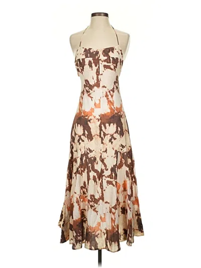 Pre-owned H&m Cocktail Dress In Brown