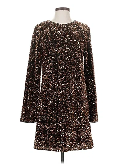 H&m Cocktail Dress In Brown