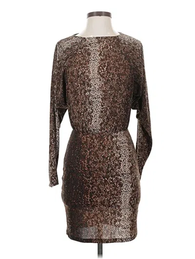 Pre-owned H&m Cocktail Dress In Brown