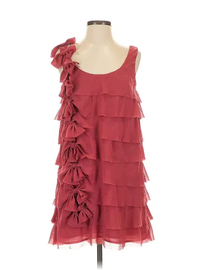 Pre-owned H&m Cocktail Dress In Burgundy