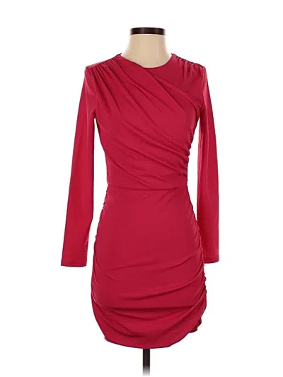 Pre-owned H&m Cocktail Dress In Burgundy