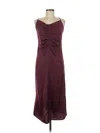 H&m Cocktail Dress In Burgundy