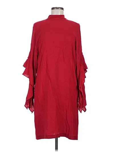 Pre-owned H&m Cocktail Dress In Burgundy