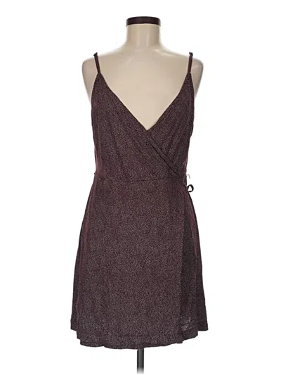 Pre-owned H&m Cocktail Dress In Burgundy
