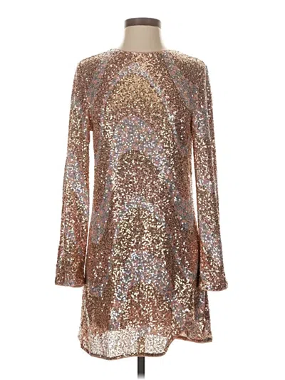 Pre-owned H&m Cocktail Dress In Gold