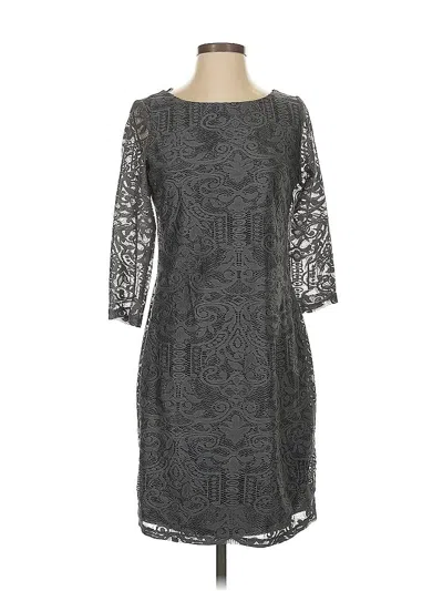Pre-owned H&m Cocktail Dress In Gray