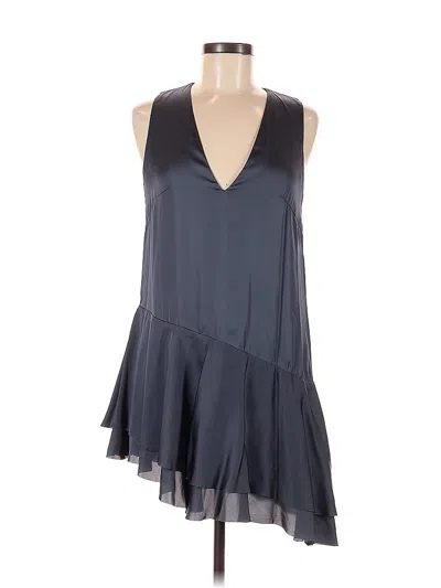 Pre-owned H&m Cocktail Dress In Gray