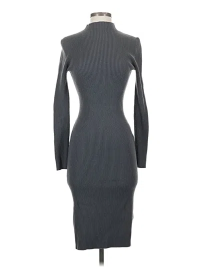 Pre-owned H&m Cocktail Dress In Gray