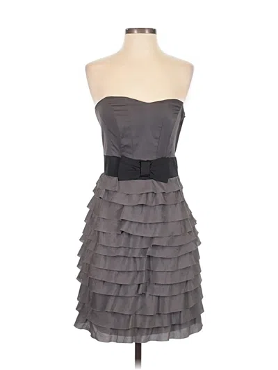 Pre-owned H&m Cocktail Dress In Gray