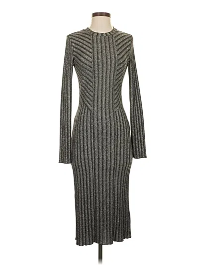 Pre-owned H&m Cocktail Dress In Gray