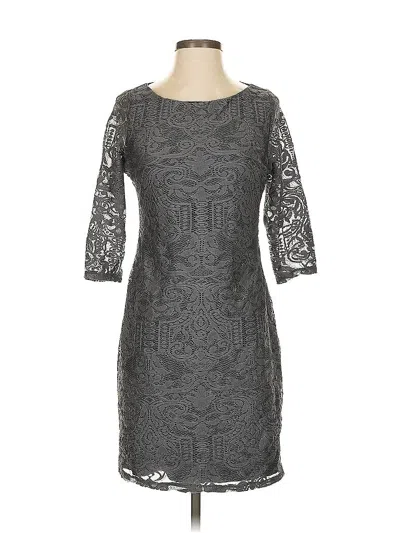 Pre-owned H&m Cocktail Dress In Gray